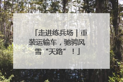 走进练兵场｜重装运输车，驰骋风雪“天路”！