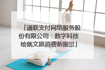 通联支付网络服务股份有限公司：数字科技绘就文旅消费新图景
