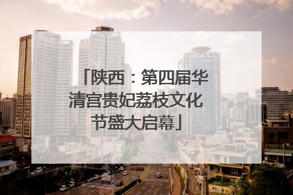 陕西：第四届华清宫贵妃荔枝文化节盛大启幕
