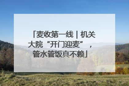 麦收第一线｜机关大院“开门迎麦”，管水管饭真不赖