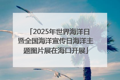 2025年世界海洋日暨全国海洋宣传日海洋主题图片展在海口开展