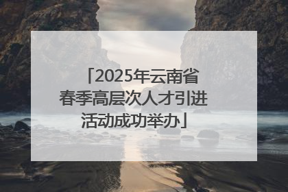 2025年云南省春季高层次人才引进活动成功举办