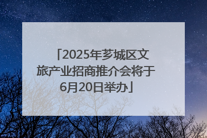 2025年芗城区文旅产业招商推介会将于6月20日举办