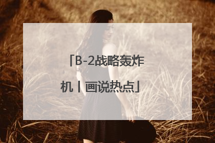 B-2战略轰炸机丨画说热点
